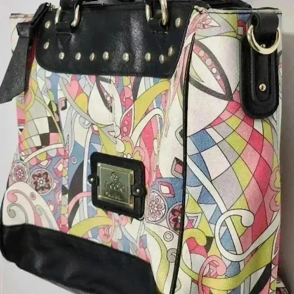 Nicole by Nicole Miller Multi Color Casey Handbag‎